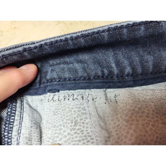 Chico's Platinum Denim Womens Ultimate Fit Boot Leg Jeans Dark Wash Size 1.5/Med - Picture 6 of 10